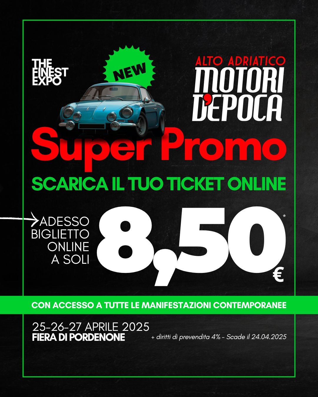 alto adriatico motori d'epoca - mde 2025 promo 850 1 - pordenone