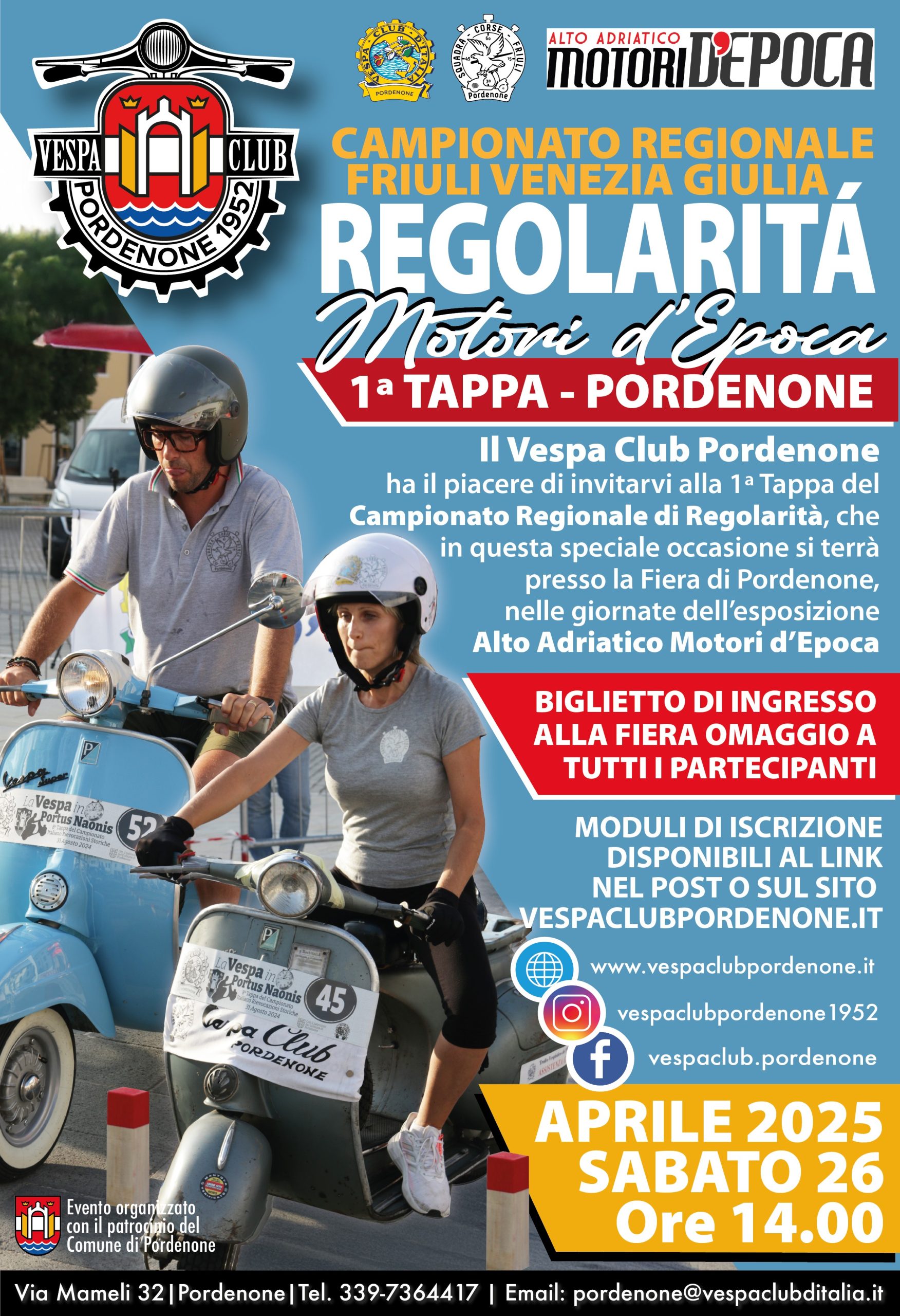 alto adriatico motori d'epoca - vespa club2 scaled - pordenone